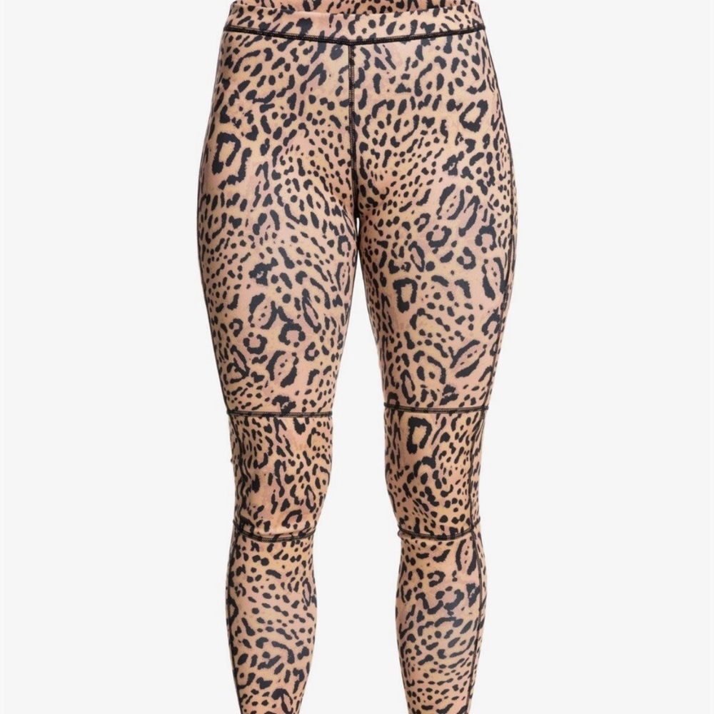 Leopard Print Women's Surf Leggings